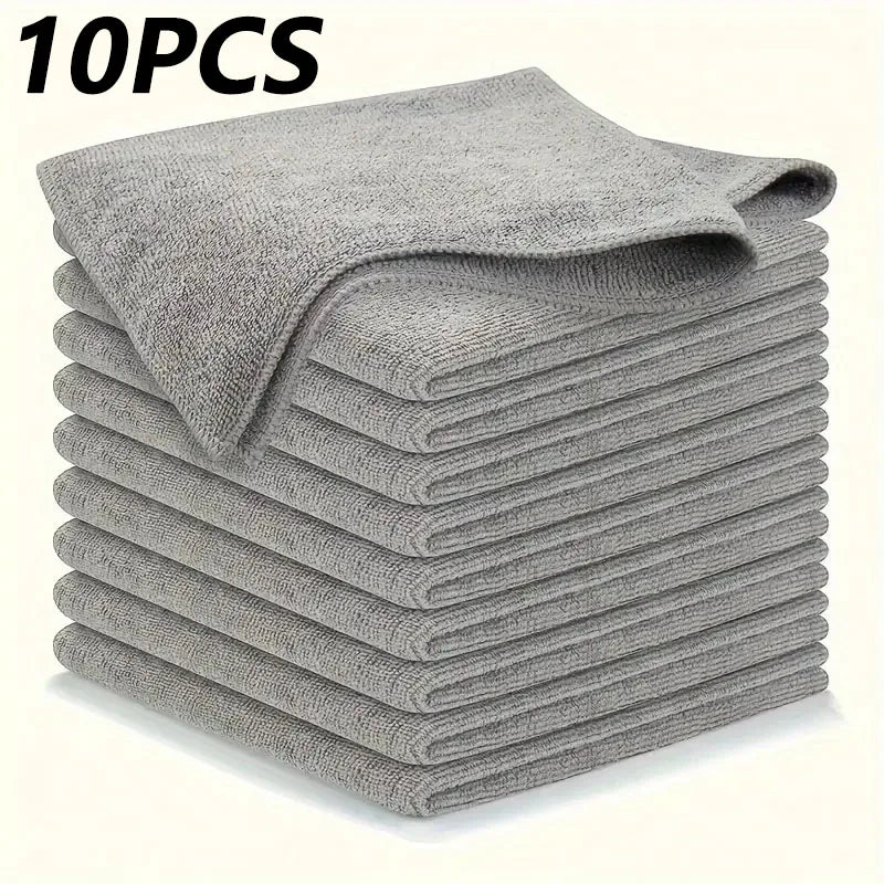 Reusable Microfiber Cleaning Cloths (Lint-Free)