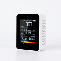 Multi-Sensor Indoor Air Quality Monitor — Clear LCD Display