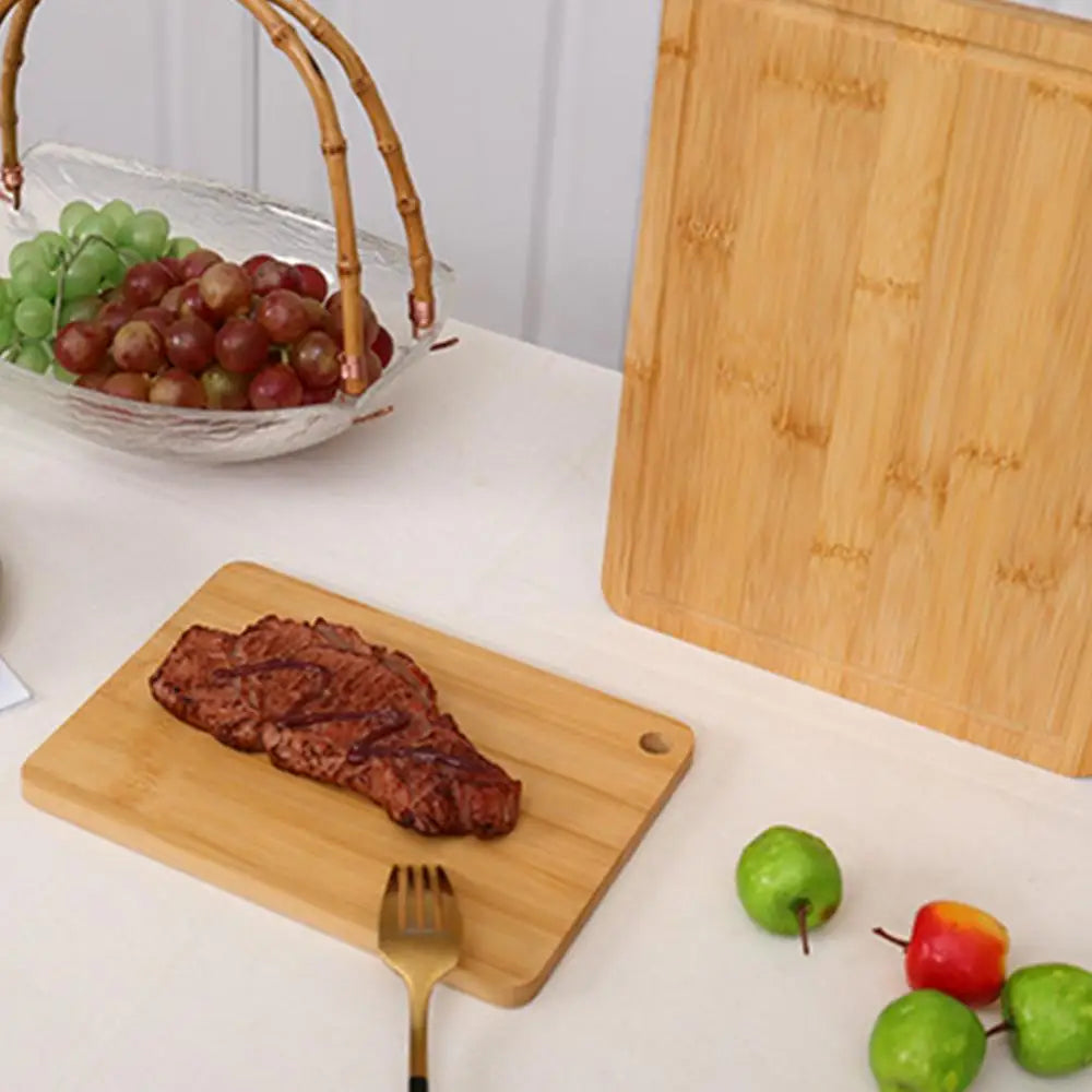 Natural Wooden Chopping & Serving Board (Double-Sided)