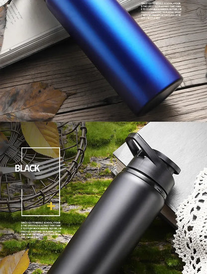 Reusable Aluminium Water Bottle — 600ml, Leak-Proof
