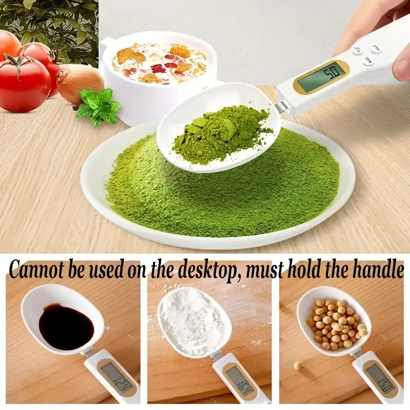Digital Spoon Scale — 0.1g Precision for Coffee, Spices &amp; Baking