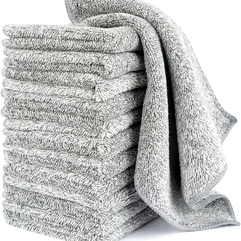 Reusable Microfiber Cleaning Cloths (Lint-Free)