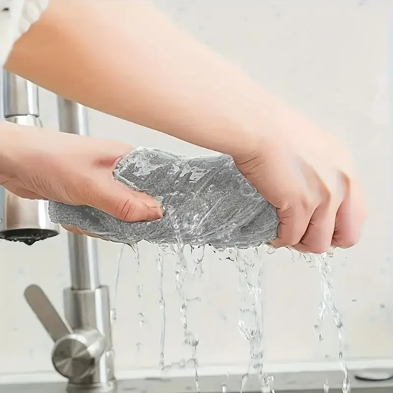 Reusable Microfiber Cleaning Cloths (Lint-Free)
