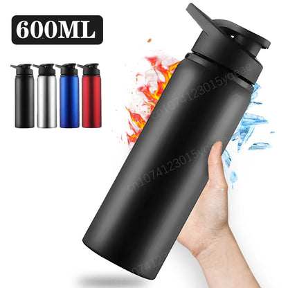 Reusable Aluminium Water Bottle — 600ml, Leak-Proof