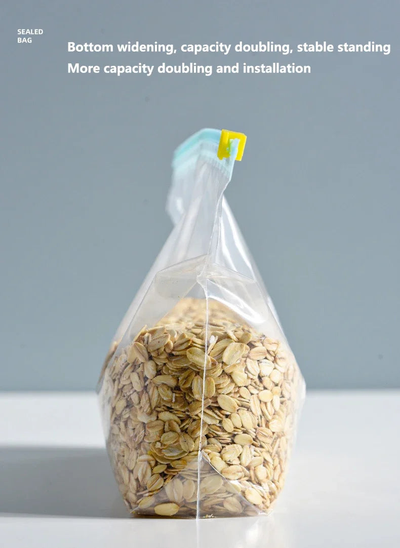 Reusable Food Storage Bags with Zip Lock — Leak-Proof & Food-Grade