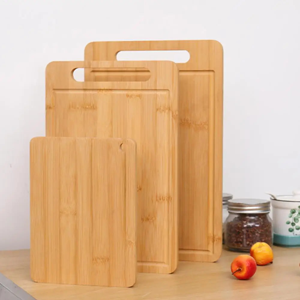 Natural Wooden Chopping & Serving Board (Double-Sided)