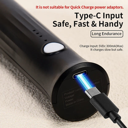 Rechargeable Electric Milk Frother — 3-Speed Handheld Whisk