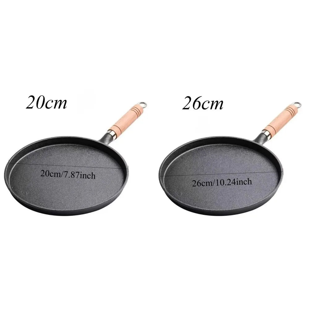 Cast Iron Frying Pan — Uncoated &amp; Naturally Non-Stick