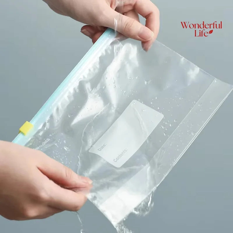 Reusable Food Storage Bags with Zip Lock — Leak-Proof & Food-Grade