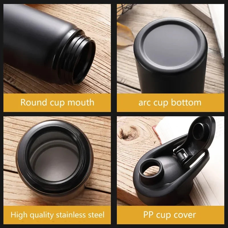 Reusable Aluminium Water Bottle — 600ml, Leak-Proof