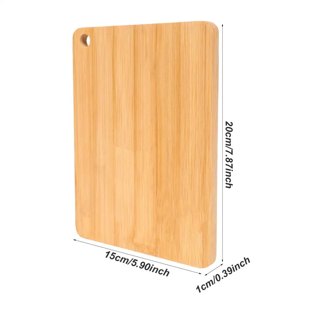 Natural Wooden Chopping & Serving Board (Double-Sided)