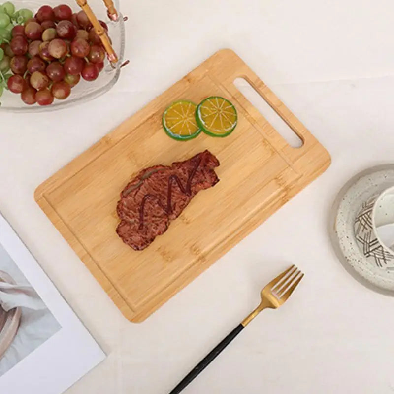 Natural Wooden Chopping & Serving Board (Double-Sided)
