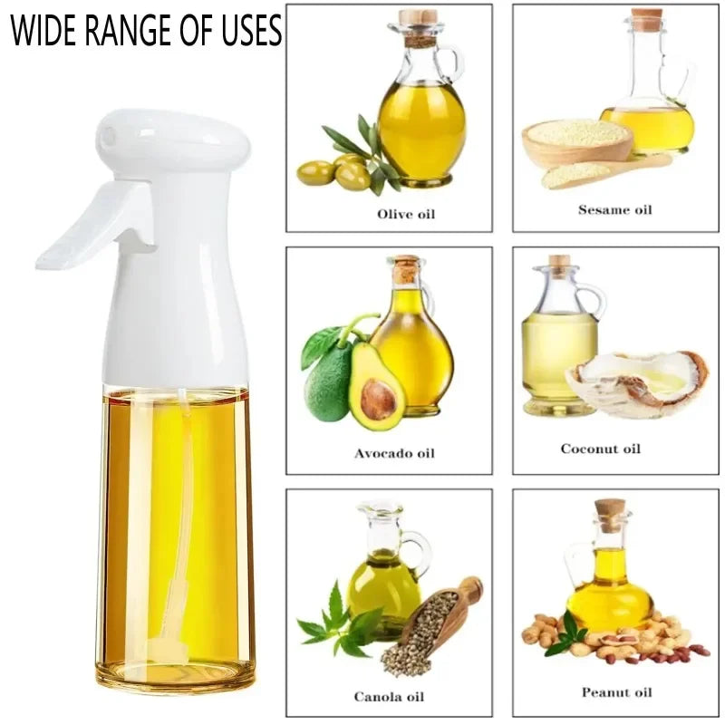 Oil Spray Bottle — Fine-Mist Dispenser for Cooking, Salads &amp; BBQ