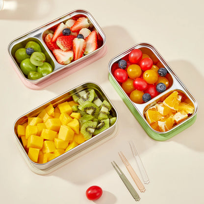 304 Stainless Steel Lunch Box — 600ml & 650ml Bento