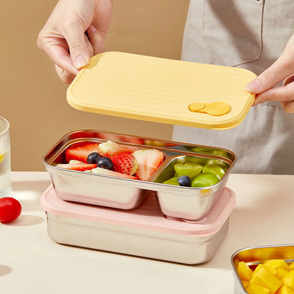 304 Stainless Steel Lunch Box — 600ml & 650ml Bento