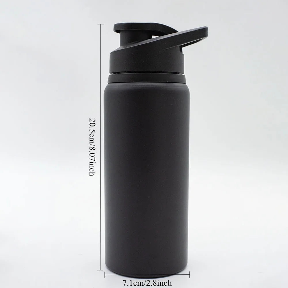 Reusable Aluminium Water Bottle — 600ml, Leak-Proof