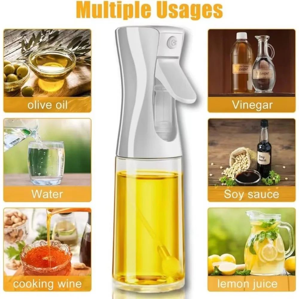 Oil Spray Bottle — Fine-Mist Dispenser for Cooking, Salads &amp; BBQ