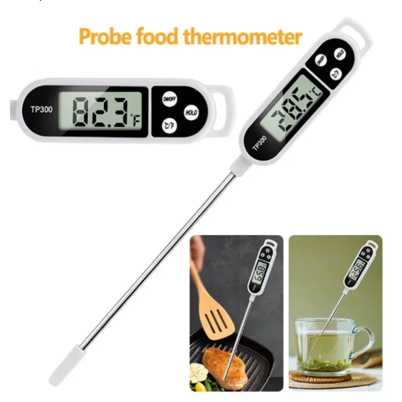 Digital Kitchen Thermometer — Instant-Read Food Probe