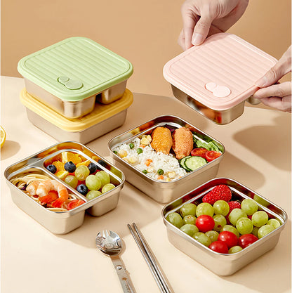 304 Stainless Steel Lunch Box — 600ml & 650ml Bento
