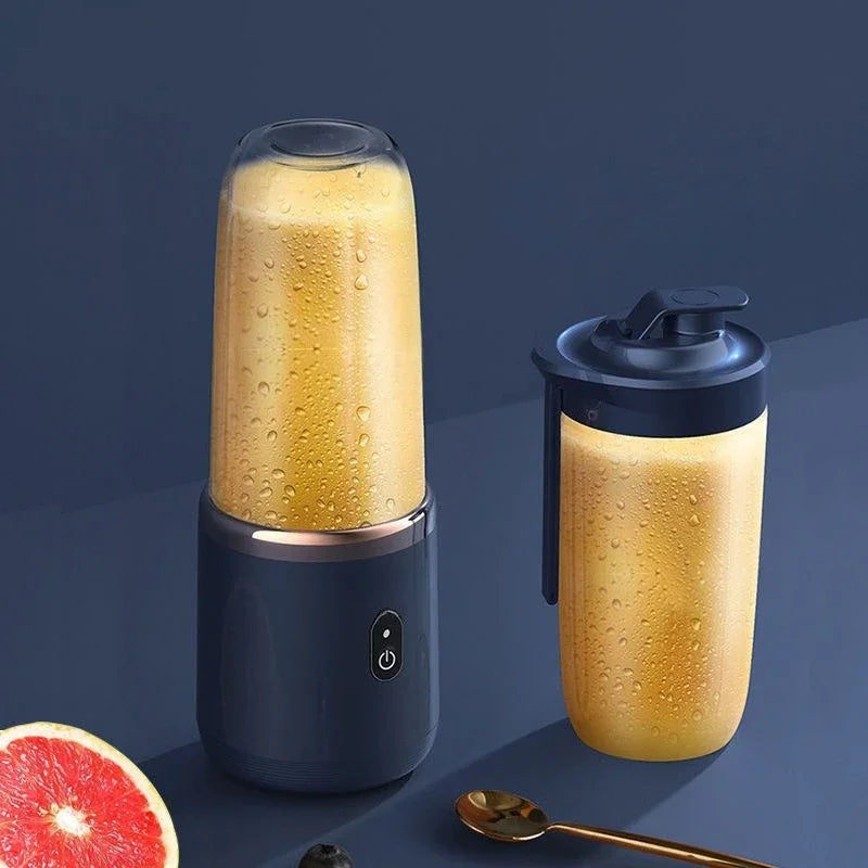 Portable Blender Bottle — USB Rechargeable, 6-Blade Personal Juicer