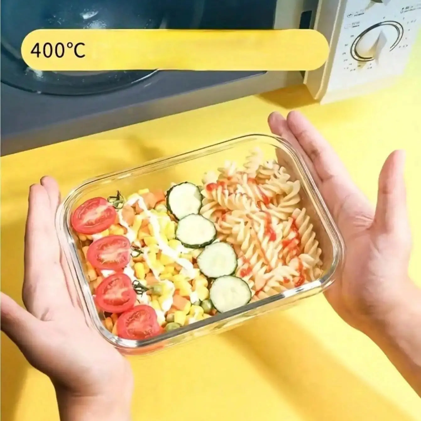 Glass Meal Prep Containers with Lids — Fridge & Dishwasher Safe
