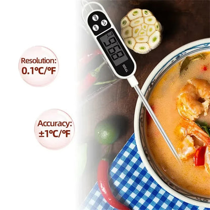 Digital Kitchen Thermometer — Instant-Read Food Probe