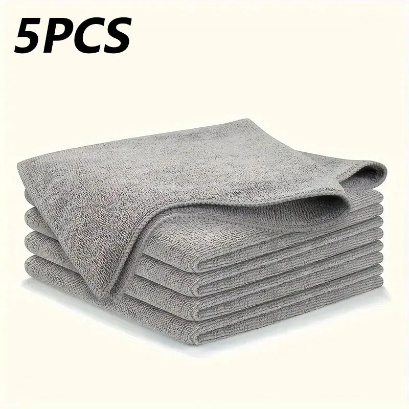 Reusable Microfiber Cleaning Cloths (Lint-Free)