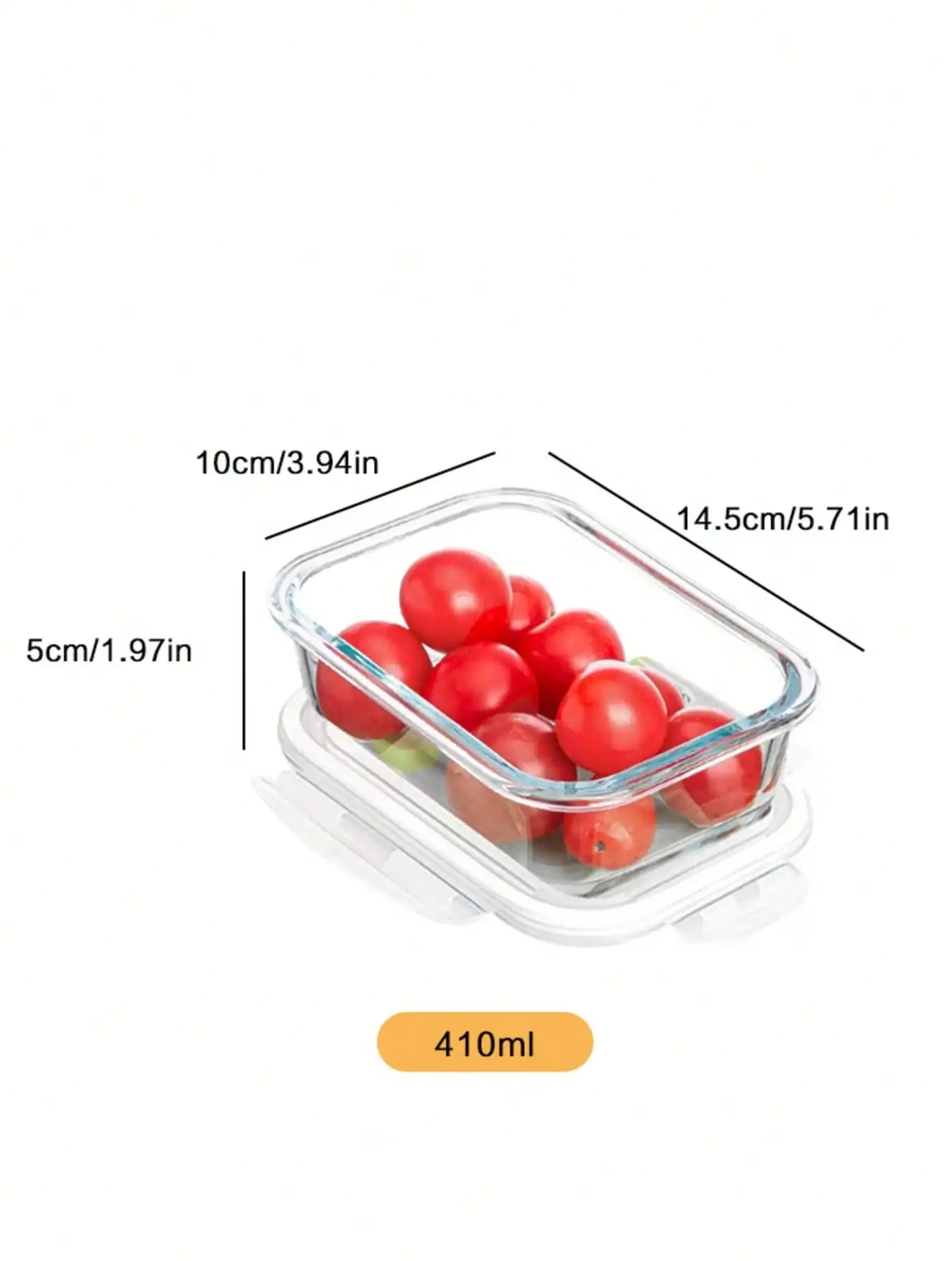 Glass Meal Prep Containers with Lids — Fridge & Dishwasher Safe