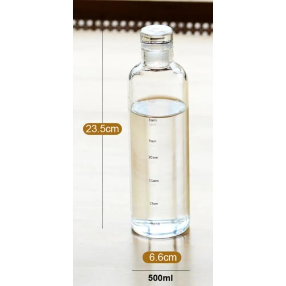 Tall Glass Tumbler with Glass Lid — All-Purpose Drinking Glass