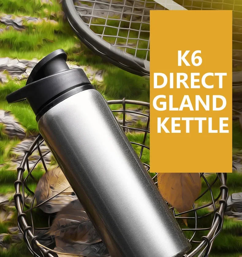Reusable Aluminium Water Bottle — 600ml, Leak-Proof