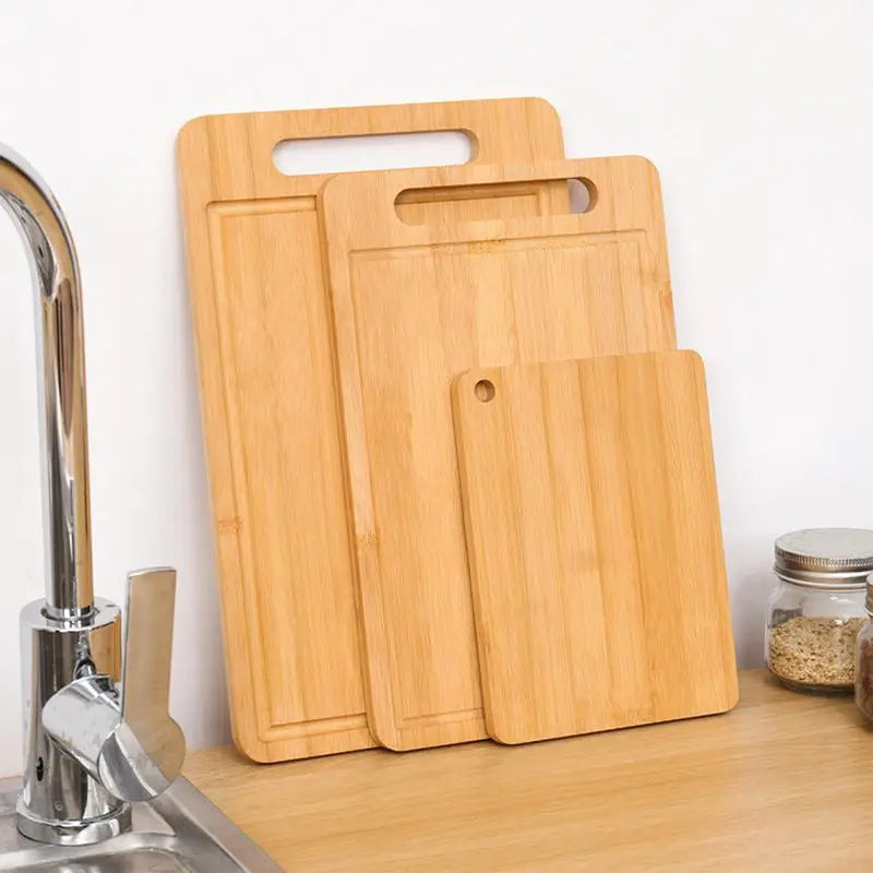 Natural Wooden Chopping & Serving Board (Double-Sided)