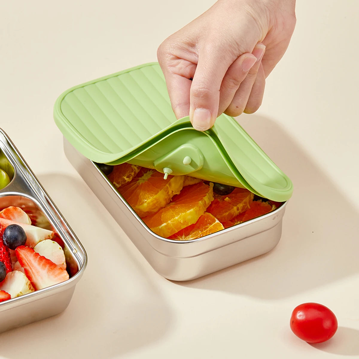 304 Stainless Steel Lunch Box — 600ml & 650ml Bento