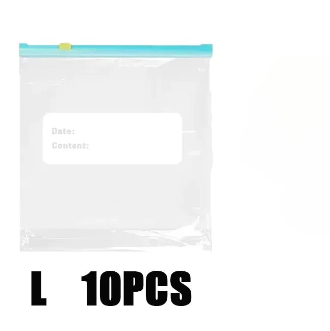 Reusable Food Storage Bags with Zip Lock — Leak-Proof & Food-Grade