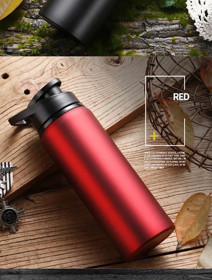 Reusable Aluminium Water Bottle — 600ml, Leak-Proof