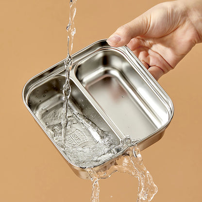 304 Stainless Steel Lunch Box — 600ml & 650ml Bento