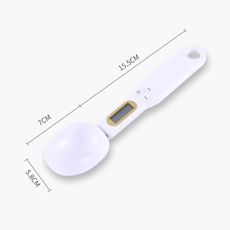 Digital Spoon Scale — 0.1g Precision for Coffee, Spices &amp; Baking