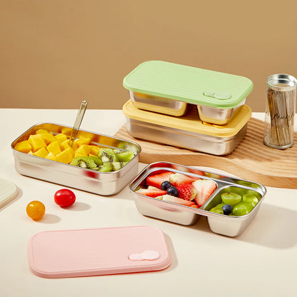 304 Stainless Steel Lunch Box — 600ml & 650ml Bento