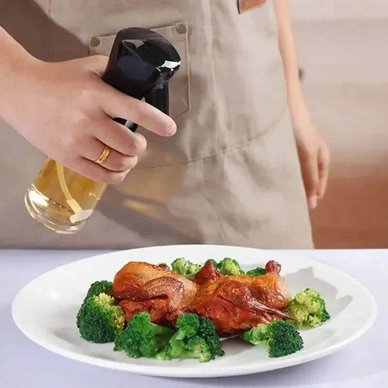 Oil Spray Bottle — Fine-Mist Dispenser for Cooking, Salads &amp; BBQ