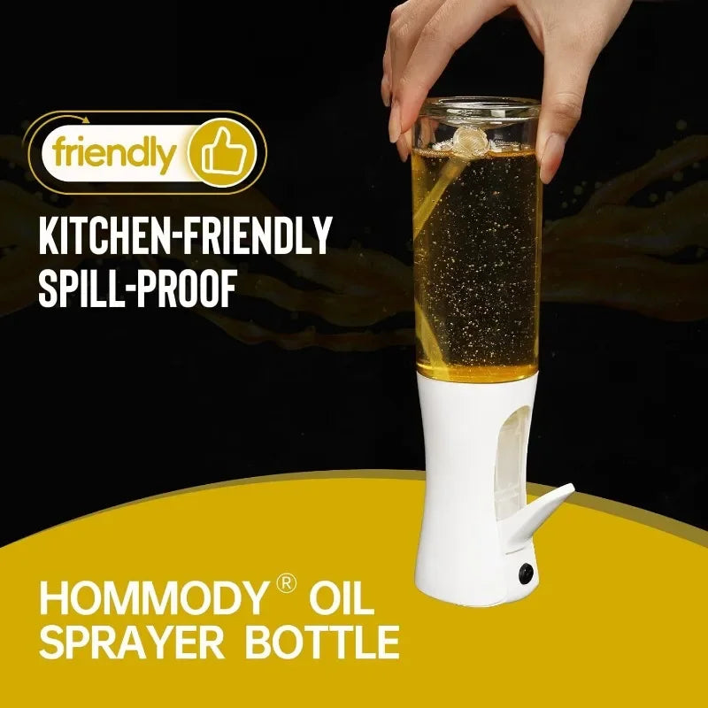 Oil Spray Bottle — Fine-Mist Dispenser for Cooking, Salads &amp; BBQ