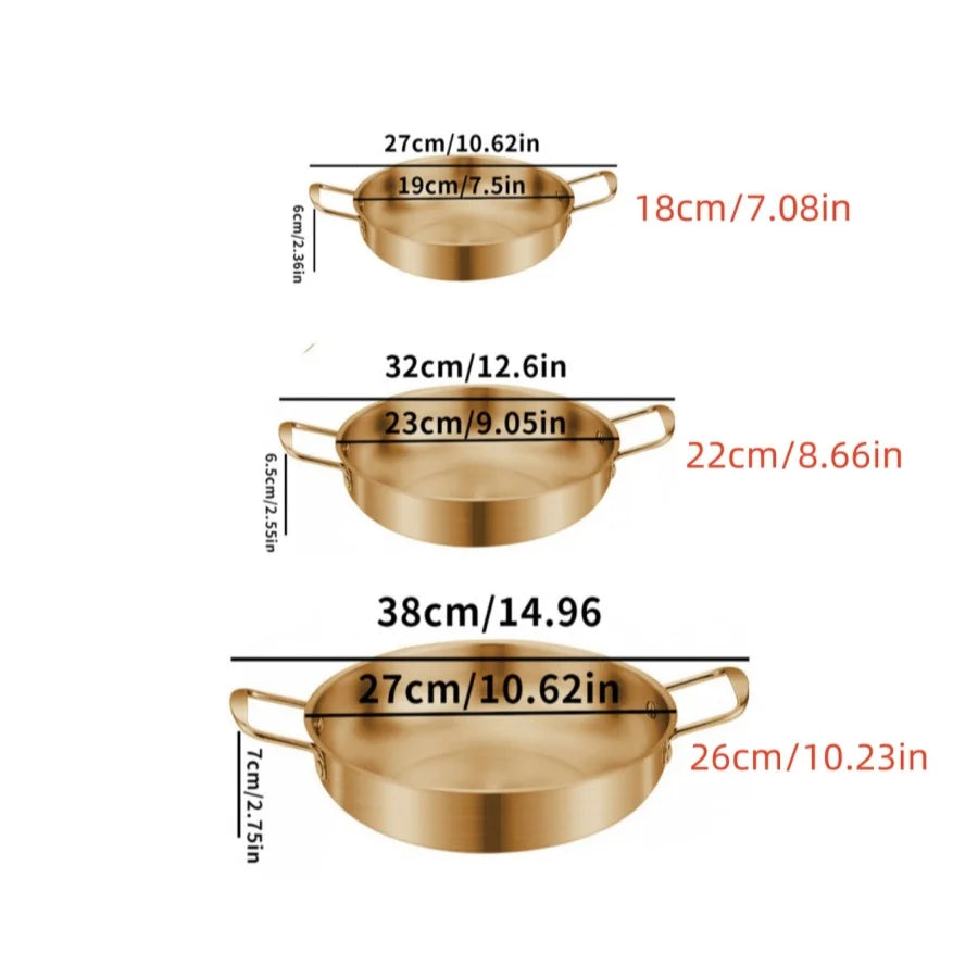 Stainless Steel Saucepan with Handle — Multi-Purpose Cooking Pot