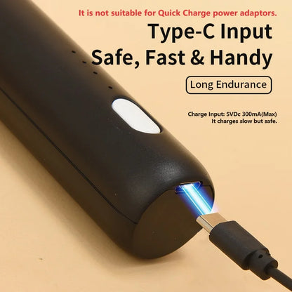 Rechargeable Electric Milk Frother — 3-Speed Handheld Whisk