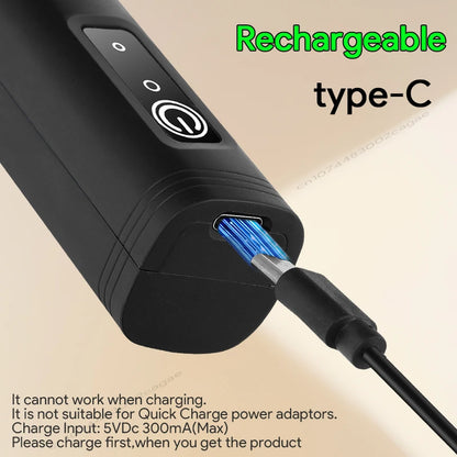 Rechargeable Electric Milk Frother — 3-Speed Handheld Whisk
