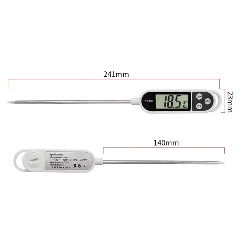 Digital Kitchen Thermometer — Instant-Read Food Probe
