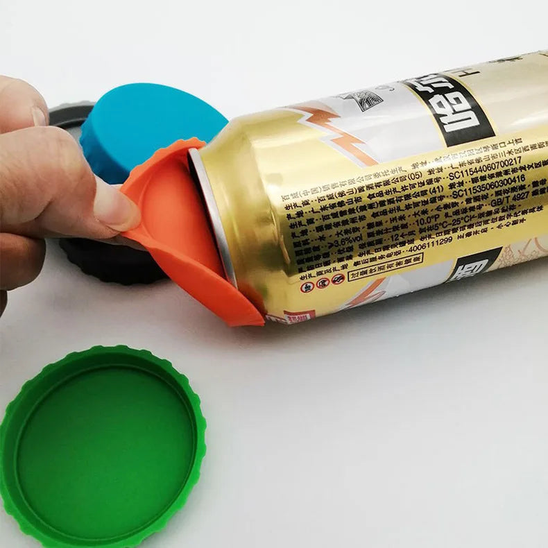 Reusable Silicone Can & Cup Lids (6 Pack) — Airtight Fresh Seals