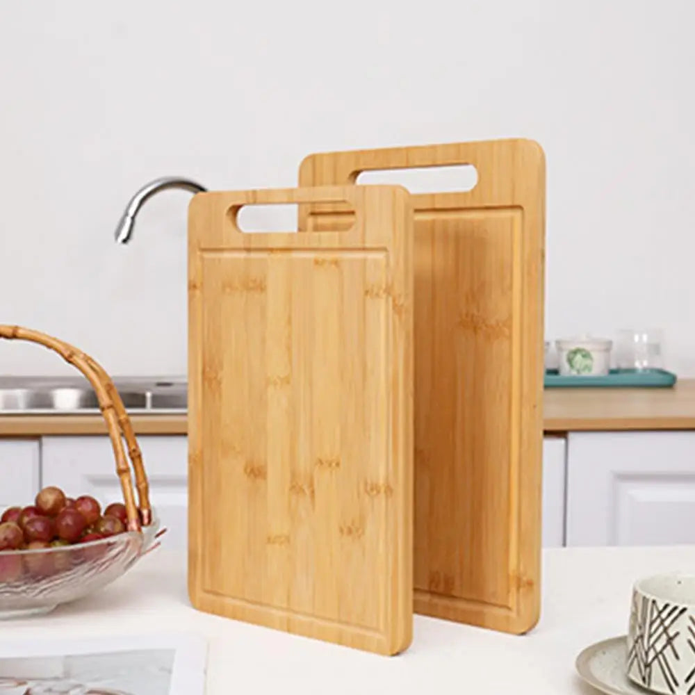 Natural Wooden Chopping & Serving Board (Double-Sided)