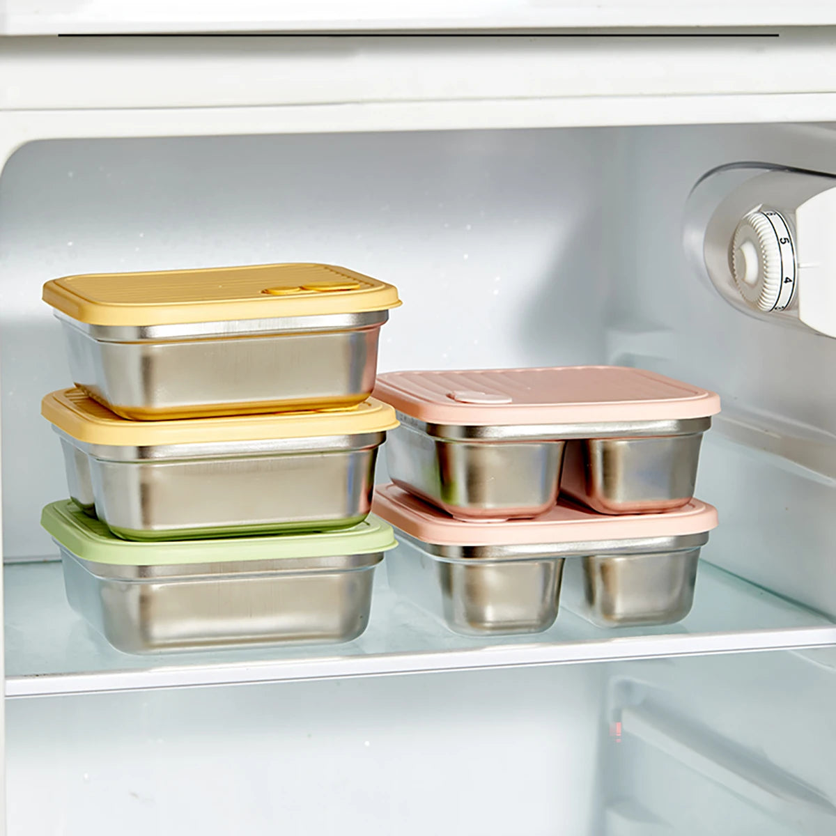 304 Stainless Steel Lunch Box — 600ml & 650ml Bento