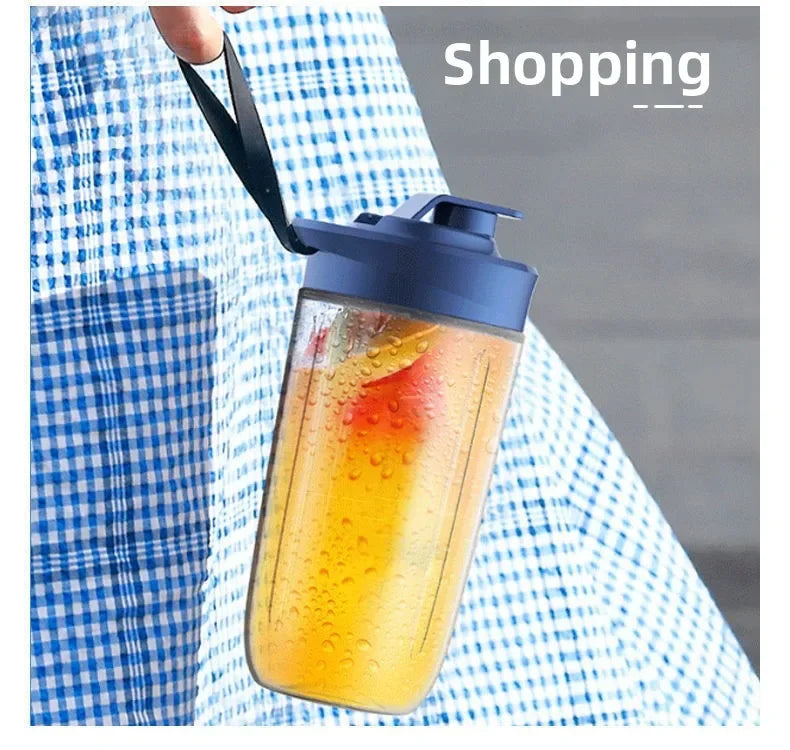 Portable Blender Bottle — USB Rechargeable, 6-Blade Personal Juicer