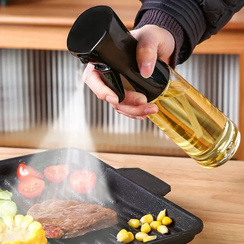 Oil Spray Bottle — Fine-Mist Dispenser for Cooking, Salads &amp; BBQ