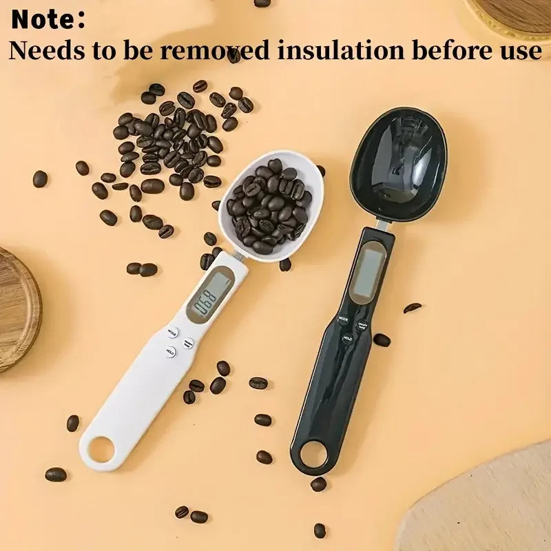 Digital Spoon Scale — 0.1g Precision for Coffee, Spices &amp; Baking