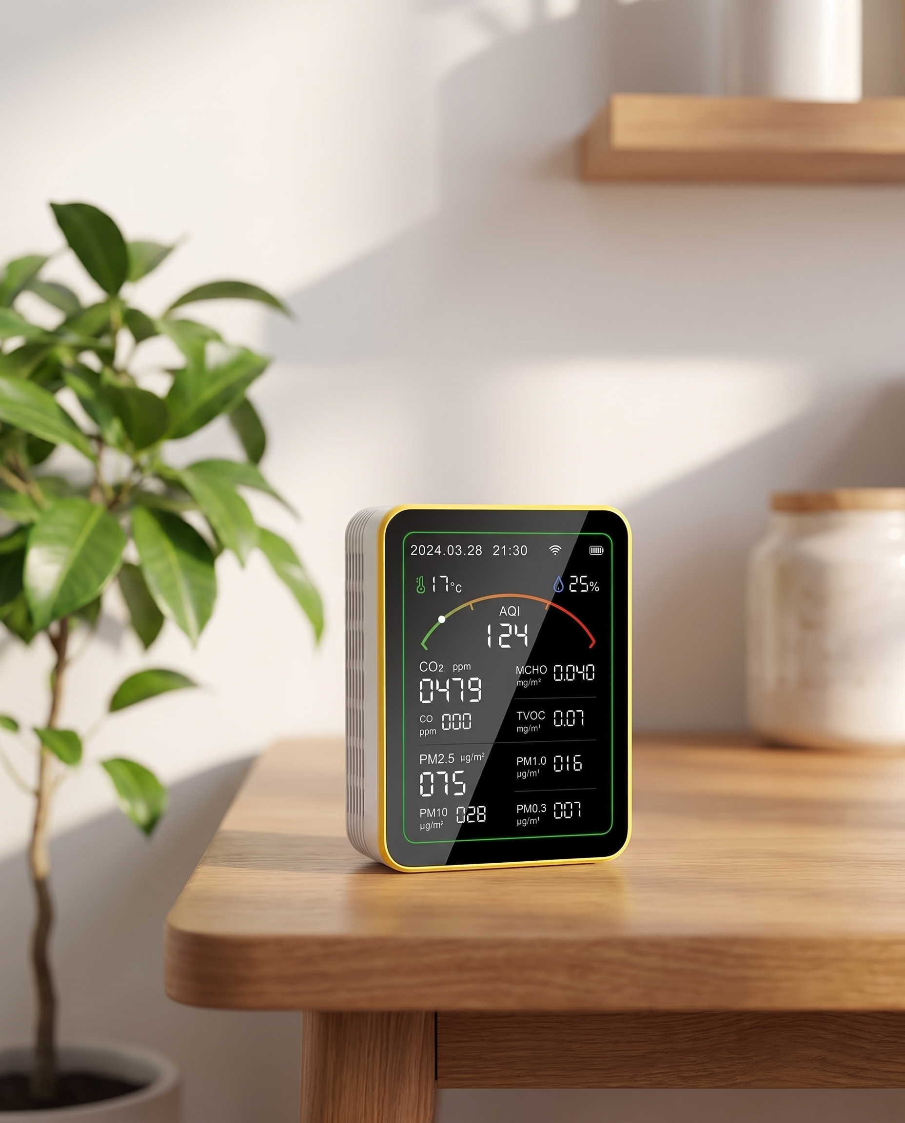 Detoxo air quality monitor lifestyle